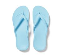 ARCHIES Arch Support Flip Flops for Men & Women - Orthotic Sandals for Plantar Fasciitis Relief - Lightweight, Cushioning, Shock-Absorbing Sandals for Walking, Foot Pain - Sky Blue (UK 9)
