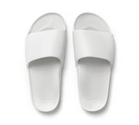 ARCHIES Arch Support Slides - Orthotic Recovery Sandals for Plantar Fasciitis Relief, Foot Pain & Heel Pain - Lightweight, Cushioned, Shock-Absorbing Slides for Walking, Standing, White (UK 9)