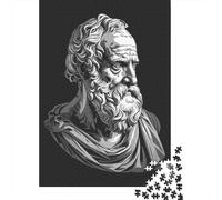Archimedes 1000-Piece Puzzle for Adults, 70x50cm/1000pcs; for Quiet Downtime Without A Screen; White Cardboard for Steady Handling