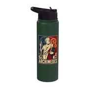 Archimedes Ancient Greek Mathematics Geometry Science Stainless Steel Insulated Water Bottle