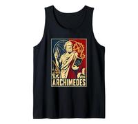 Archimedes Ancient Greek Mathematics Geometry Science Tank Top