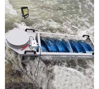 Archimedes Spiral Hydraulic Generator 1500W High-Power Portable Water Turbine Generator Efficient Low-Head Clean Energy System With Magnetic Levitation Core