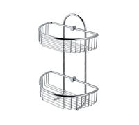 Architeckt Baskets Double Shower Caddy 275 x 155mm - Chrome
