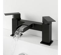 Architeckt Dakota Bath Mixer Waterfall Tap - Black Finish