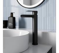 Architeckt Edsberg Black Waterfall High Rise Basin Mixer Waterfall Tap