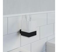 Architeckt Jupiter Black Wall Hung Tumbler