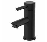 Architeckt® Malmo Bathroom Basin Sink Mixer Tap Modern Mono Round Single Lever Handle Faucet for Sinks, Black