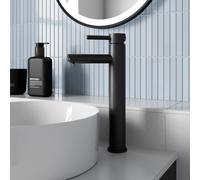 Architeckt Malmo Matt Black Tall Basin Mixer Tap