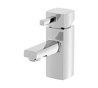 Architeckt® Misa Bathroom Basin Sink Mixer Tap Modern Mono Square Single Lever Handle Faucet for Sinks, Chrome