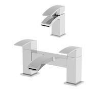 Architeckt Osmo Basin Mixer Tap and Bath Mixer Tap Set