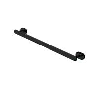 Architeckt Salerno Single Matt Black Towel Rail - 450mm