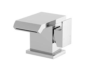 Architeckt® Skara Bathroom Basin Sink Mixer Tap Modern Mono Square Single Lever Handle Faucet for Sinks, Chrome