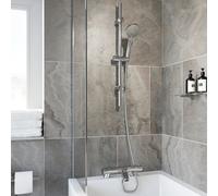 Architeckt Thermostatic Bath Shower Mixer with Handset - Deck Mounted