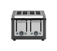 Dualit 4 slot Architect Toaster, Stainless steel with Grey trim, 46526