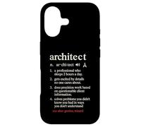 Architect A Professional Who Sleeps 2 Hours A Day Case for iPhone 17