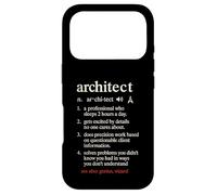 Architect A Professional Who Sleeps 2 Hours A Day Case for iPhone 17 Pro