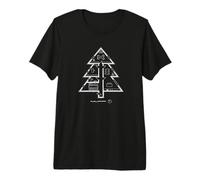 Architect Architecture Plan Christmas Tree Gift Premium T-Shirt