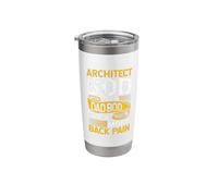 Architect BOD Like A Dad BOD Draftsman Funny Father's Day Stainless Steel Insulated Tumbler