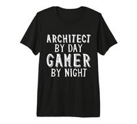 Architect By Day Gamer By Night Engineer Architecture Book Premium T-Shirt