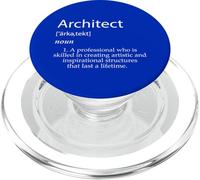 Architect Definition For Student Pro Architectural Engineers PopSockets PopGrip for MagSafe