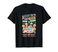Architect Kids Build Future Vision Creative Design T-Shirt