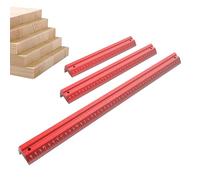 Architect Ruler for Plans | 3 Piece Heavy Duty Aluminum Drawing Tools, Imperial Triangular Ruler for Drawing and Tools, for Woodworking, Engineering