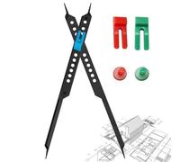 Architect Scale Proportional - Drawing Tool Adjustable Ratio Ruler Precision Measurement Device Durable Metal Construction Architect Scale Proportional | Artists Sketching Painting