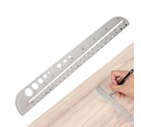 Architect Scale Ruler,Scale Ruler Mathematics Drawing Ruler | Metal Ruler Scale Ruler, Multifunctional Drafting Tools & Kits for Architects Students