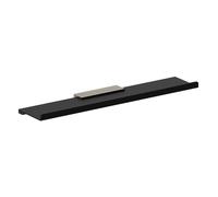 Architect Sp Bathroom Shelf Made of Stainless Steel with Minimalist Design. Wall Shelf with Screws for Bathroom. Rectangular Organizer in Matte Stainl Cosmic Black One Size