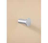 Architect Sp Circular and Minimalist Design Wall Hanger. Towel Hook with Screw Fastening. Chrome-Colored Metal Bathroom Accessory Cosmic Grey One Size