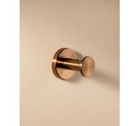 Architect Sp Wall Hanger with Circular and Minimalist Design. Individual Hook for Towels with Screw Fastening. Metal Bathroom Accessory in Brushed Cop Cosmic Gold One Size