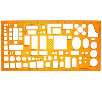 Architect Stencil 1:50 - Architectural Template - Furniture Stencil Template for Interior Design - Technical Drawing Stencil - Architecture Stencil for Technical Drawing - 1:50 Scale Template