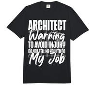 Architect Student Architecture Architect Warning to Avoid Comfort Colors Adult Heavyweight T-Shirt