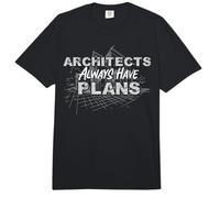 Architect Student Architecture Architects Always Have Plans Comfort Colors Adult Heavyweight T-Shirt