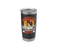 Architect Student Architecture Coffee Behind Every Great Stainless Steel Insulated Tumbler