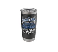 Architect Student Architecture Problems in Your Personal Stainless Steel Insulated Tumbler