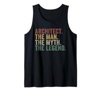 Architect The Man The Myth The Legend Funny Design Humor Tank Top