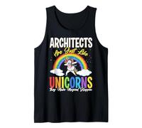Architects are Like Unicorns Interior Designer Architecture Tank Top