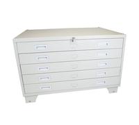 Architects Drawers A1 Artist Studio Flat File Cabinet Map Planning Art Graphic-Design Metal Office Lockable Metal Storage