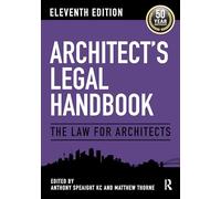 Architect's Legal Handbook: The Law for Architects