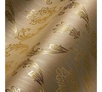 Architects Paper 306584 30658-4 Textile Wallpaper Metallic Silk with Ornaments Baroque 10.05 m x 0.53 m Made in Germany