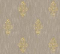 Architects Paper 319464 Wallpaper with Ornamental Baroque Pattern, Beige Metallic, 10.05 m x 0.53 m