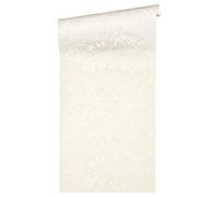 Architects Paper Absolutely Chic 369727 36972-7 Non-Woven Wallpaper with Floral Flowers 10.05 m x 0.53 m Metallic Cream White Made in Germany