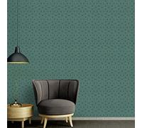Architects Paper Art Deco 391753 Non-Woven Wallpaper Petrol Gold Arcade Retro 10.05 m x 0.53 m Made in Germany