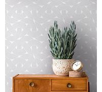 Architects Paper Art Deco 391754 Non-Woven Wallpaper Grey Silver White - Architects Paper Arcade - 10.05 m x 0.53 m Made in Germany