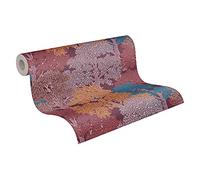 Architects Paper Forest Wallpaper Floral|Impression Non-Woven Wallpaper 10.05 m x 0.53 m Purple Red Yellow Made in Germany 377533 37753-3