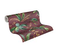 Architects Paper Jungle Wallpaper Jungle Chic Non-Woven Wallpaper 10.05 m x 0.53 m Red Green Yellow Made in Germany 377043 37704-3
