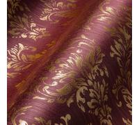 Architects Paper Textile Wallpaper Metallic Silk Wallpaper with Ornaments Baroque 10.05 m x 0.53 m Metallic Red Made in Germany 306596 30659-6