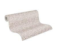 Architects Paper Wood Look Wallpaper Jungle Chic Non-Woven Wallpaper 10.05 m x 0.53 m Grey White Made in Germany 377066 37706-6
