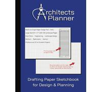 Architects Planner: 8.5" x 11" Drafting Paper Sketchbook for Design & Planning ( 5 x 5 ) (MULTI USE GRAPH PADS)